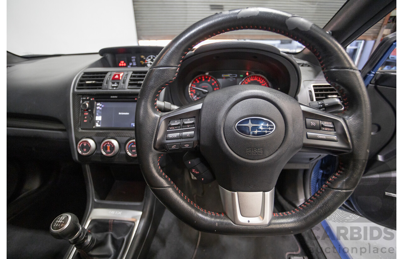 4/2014 Subaru WRX Premium (AWD) MY15 4D Sedan Lapis Blue Turbo 2.0L