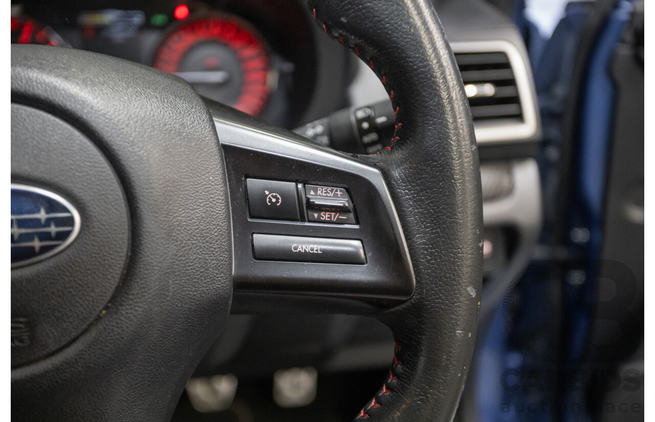 4/2014 Subaru WRX Premium (AWD) MY15 4D Sedan Lapis Blue Turbo 2.0L
