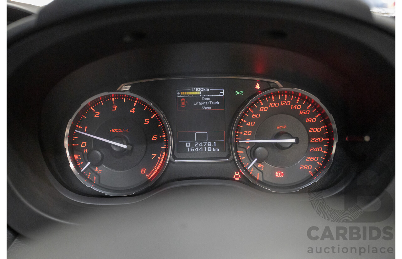 4/2014 Subaru WRX Premium (AWD) MY15 4D Sedan Lapis Blue Turbo 2.0L