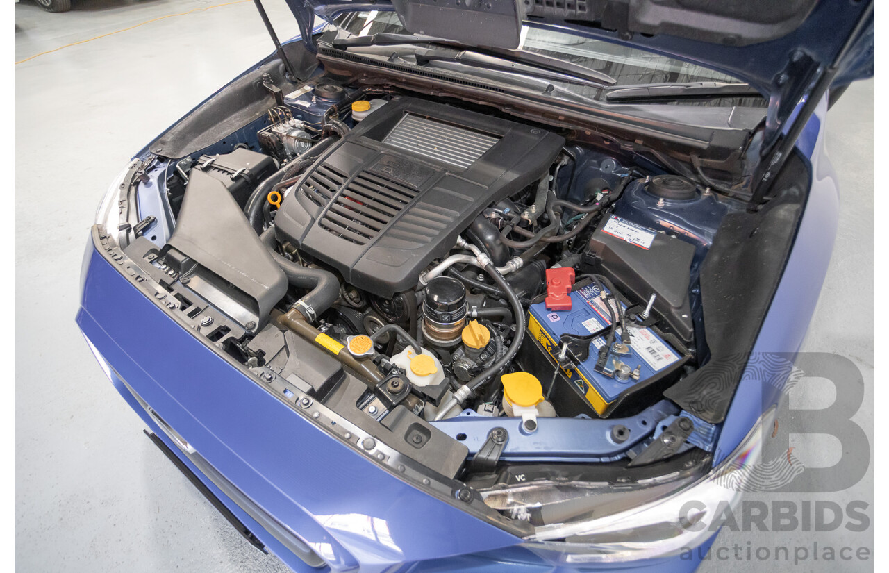 4/2014 Subaru WRX Premium (AWD) MY15 4D Sedan Lapis Blue Turbo 2.0L