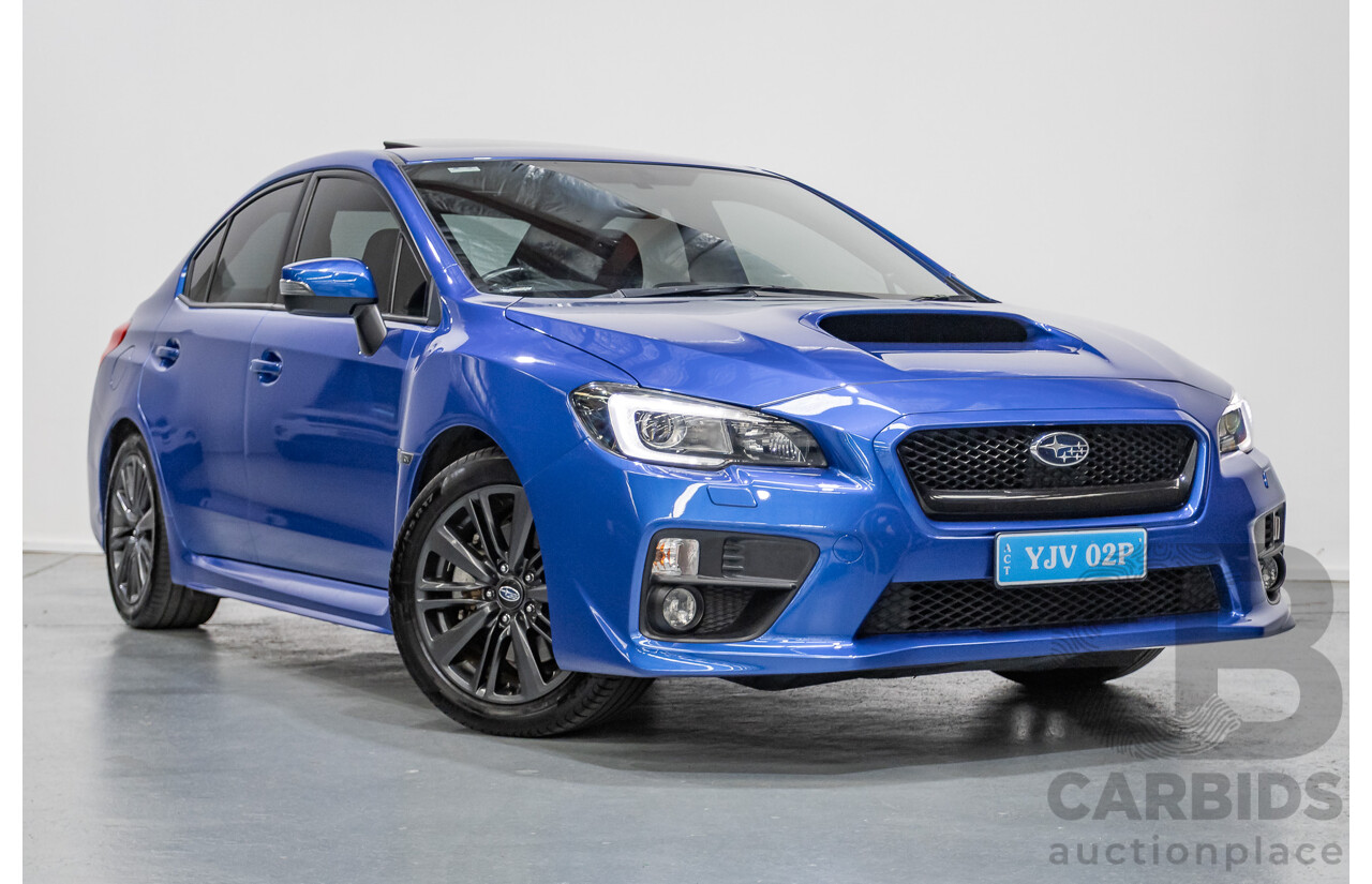 4/2014 Subaru WRX Premium (AWD) MY15 4D Sedan Lapis Blue Turbo 2.0L