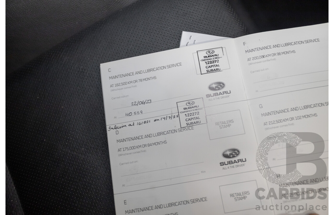 4/2014 Subaru WRX Premium (AWD) MY15 4D Sedan Lapis Blue Turbo 2.0L
