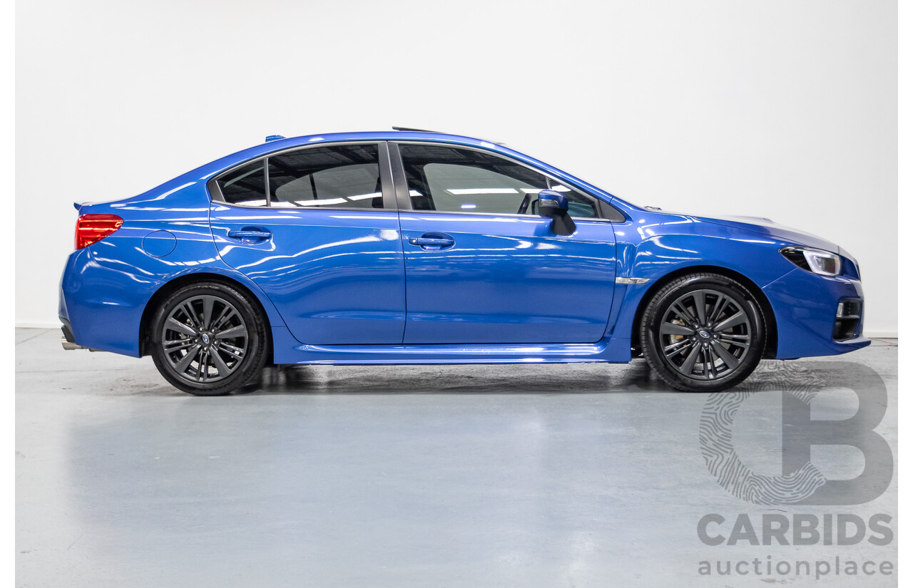 4/2014 Subaru WRX Premium (AWD) MY15 4D Sedan Lapis Blue Turbo 2.0L