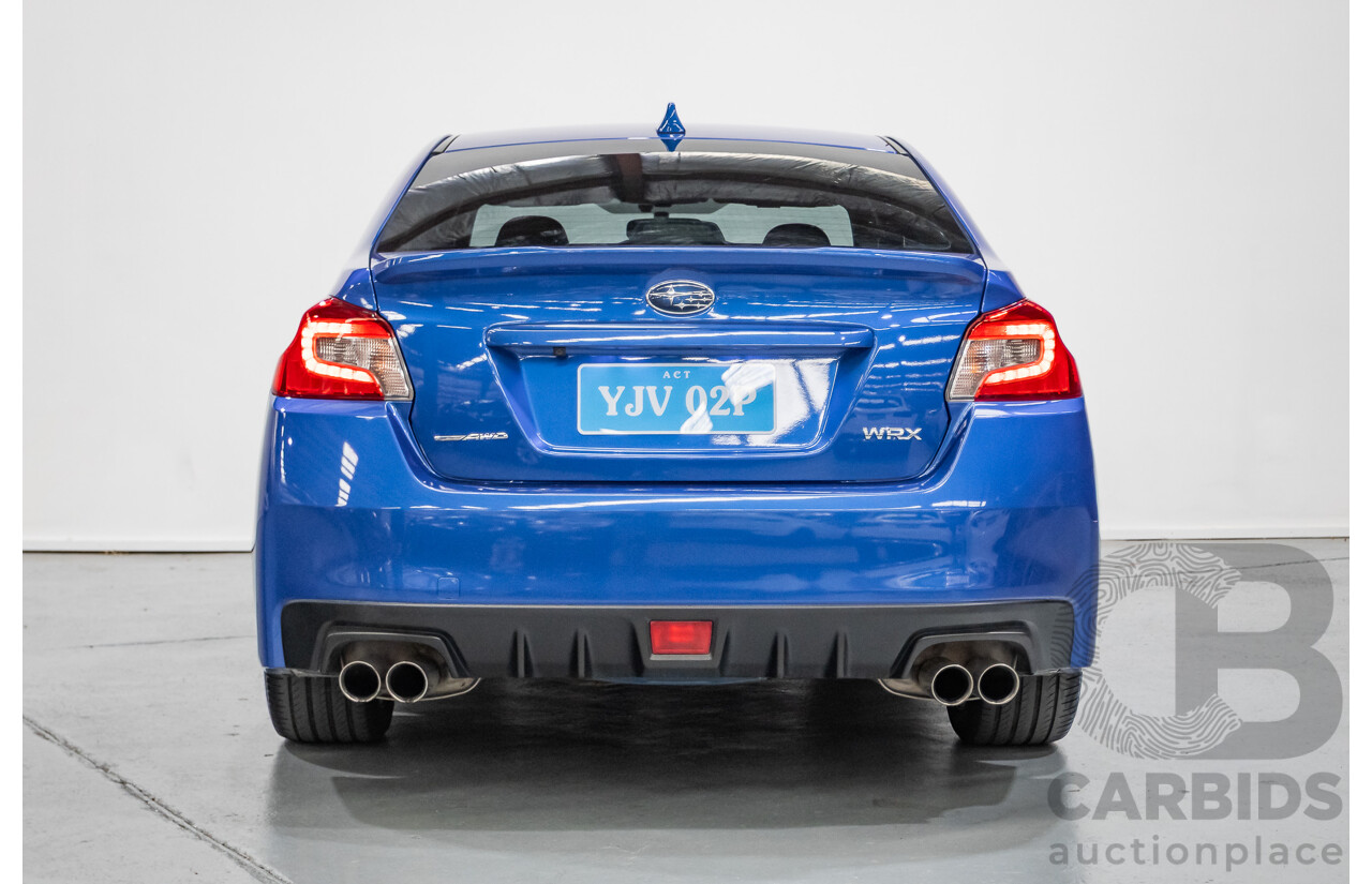 4/2014 Subaru WRX Premium (AWD) MY15 4D Sedan Lapis Blue Turbo 2.0L
