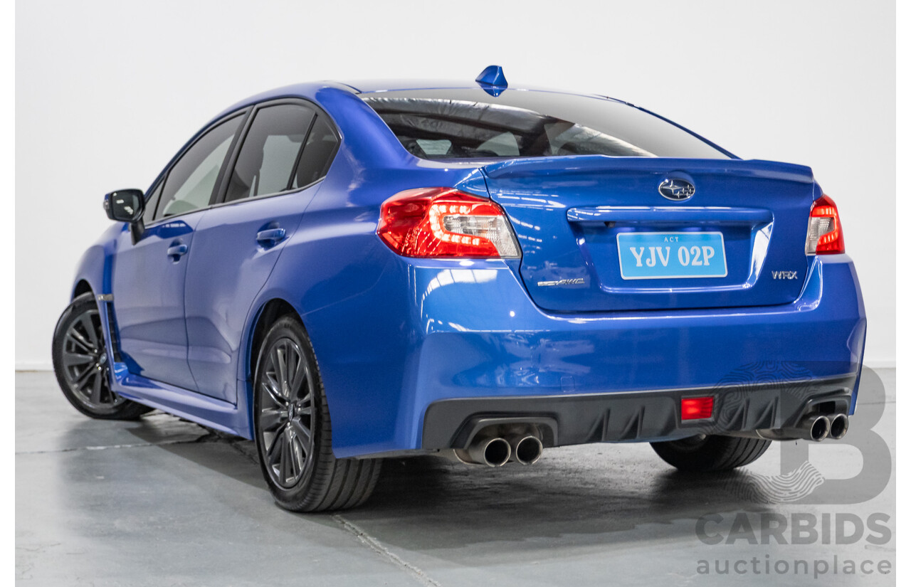 4/2014 Subaru WRX Premium (AWD) MY15 4D Sedan Lapis Blue Turbo 2.0L