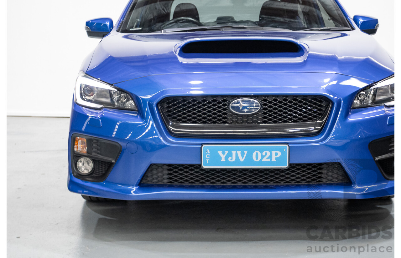 4/2014 Subaru WRX Premium (AWD) MY15 4D Sedan Lapis Blue Turbo 2.0L