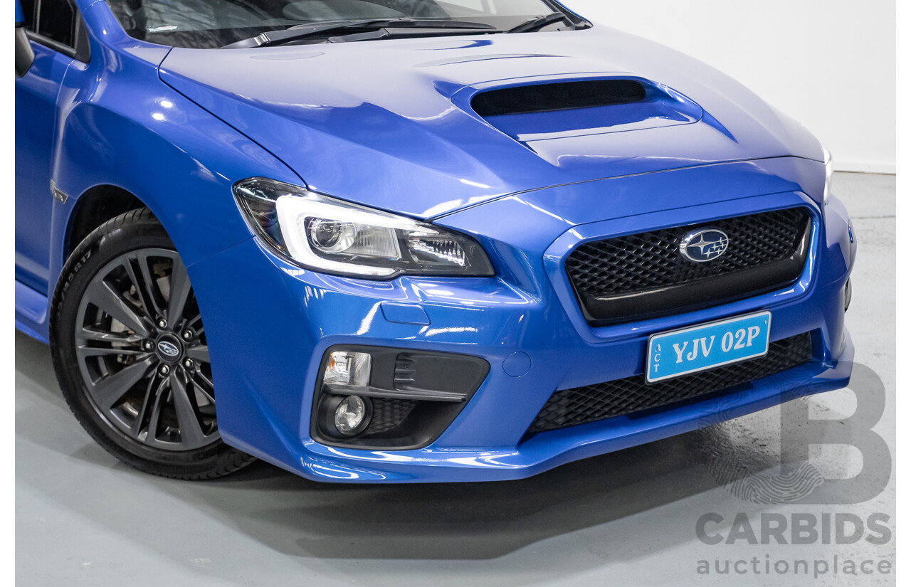 4/2014 Subaru WRX Premium (AWD) MY15 4D Sedan Lapis Blue Turbo 2.0L