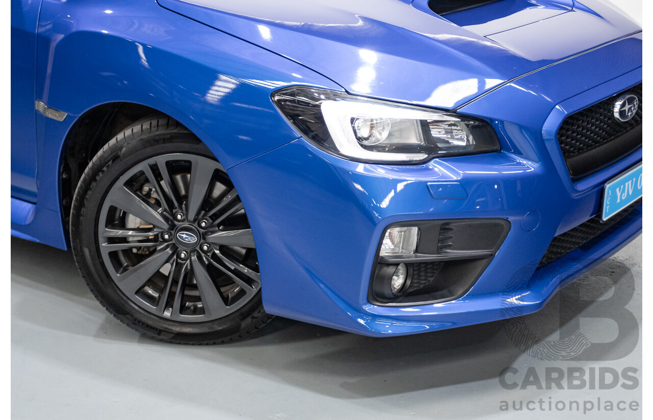 4/2014 Subaru WRX Premium (AWD) MY15 4D Sedan Lapis Blue Turbo 2.0L