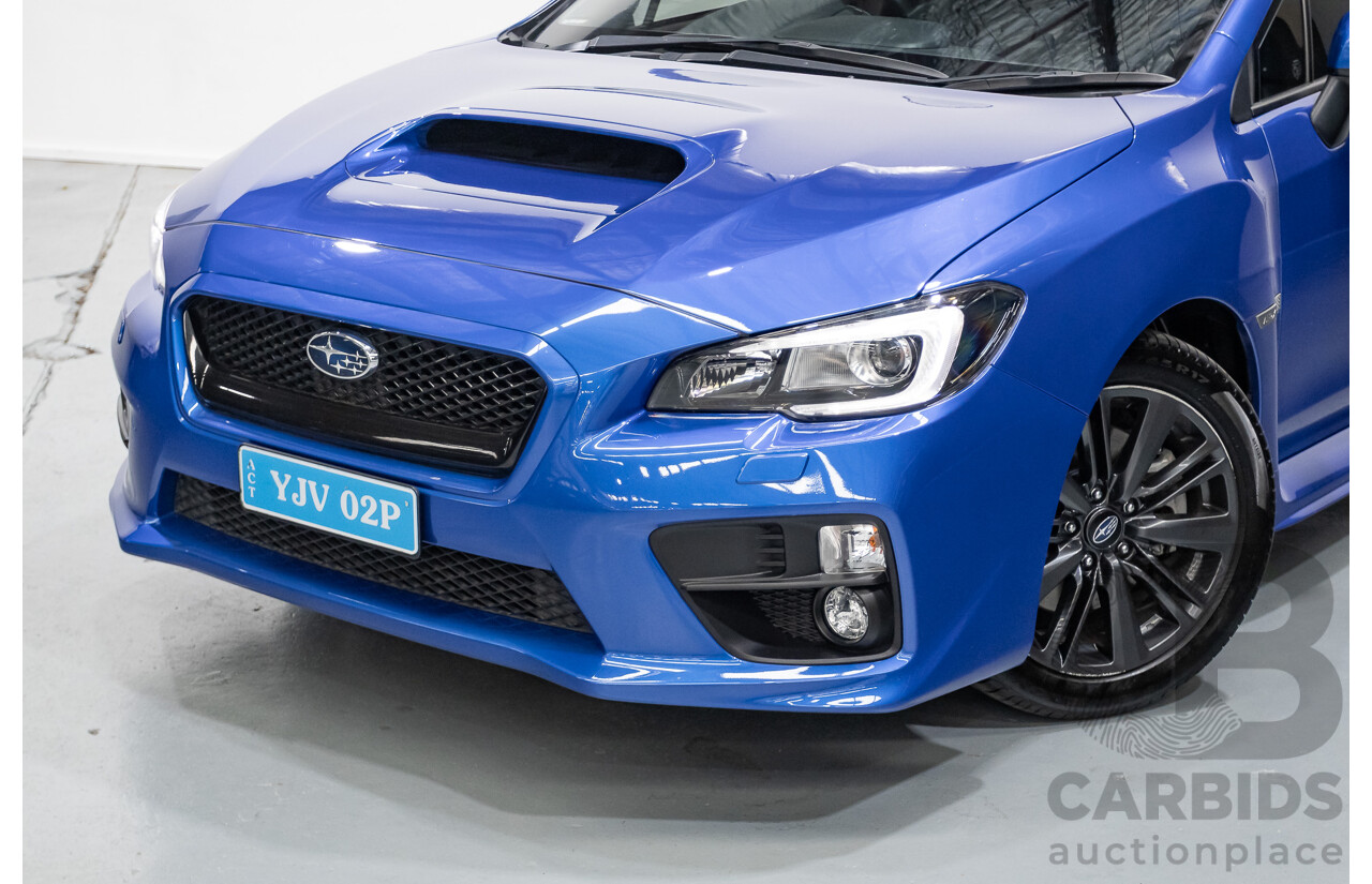 4/2014 Subaru WRX Premium (AWD) MY15 4D Sedan Lapis Blue Turbo 2.0L