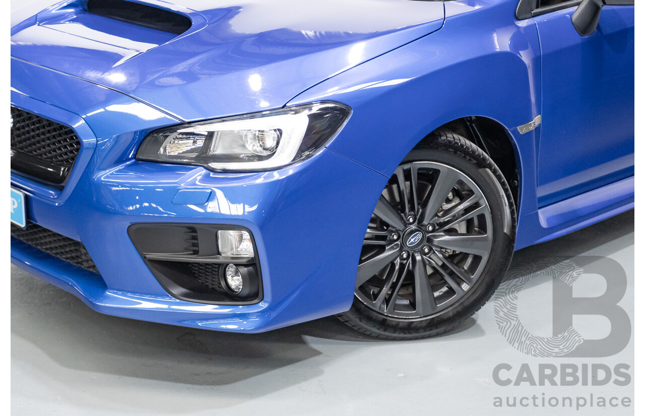 4/2014 Subaru WRX Premium (AWD) MY15 4D Sedan Lapis Blue Turbo 2.0L