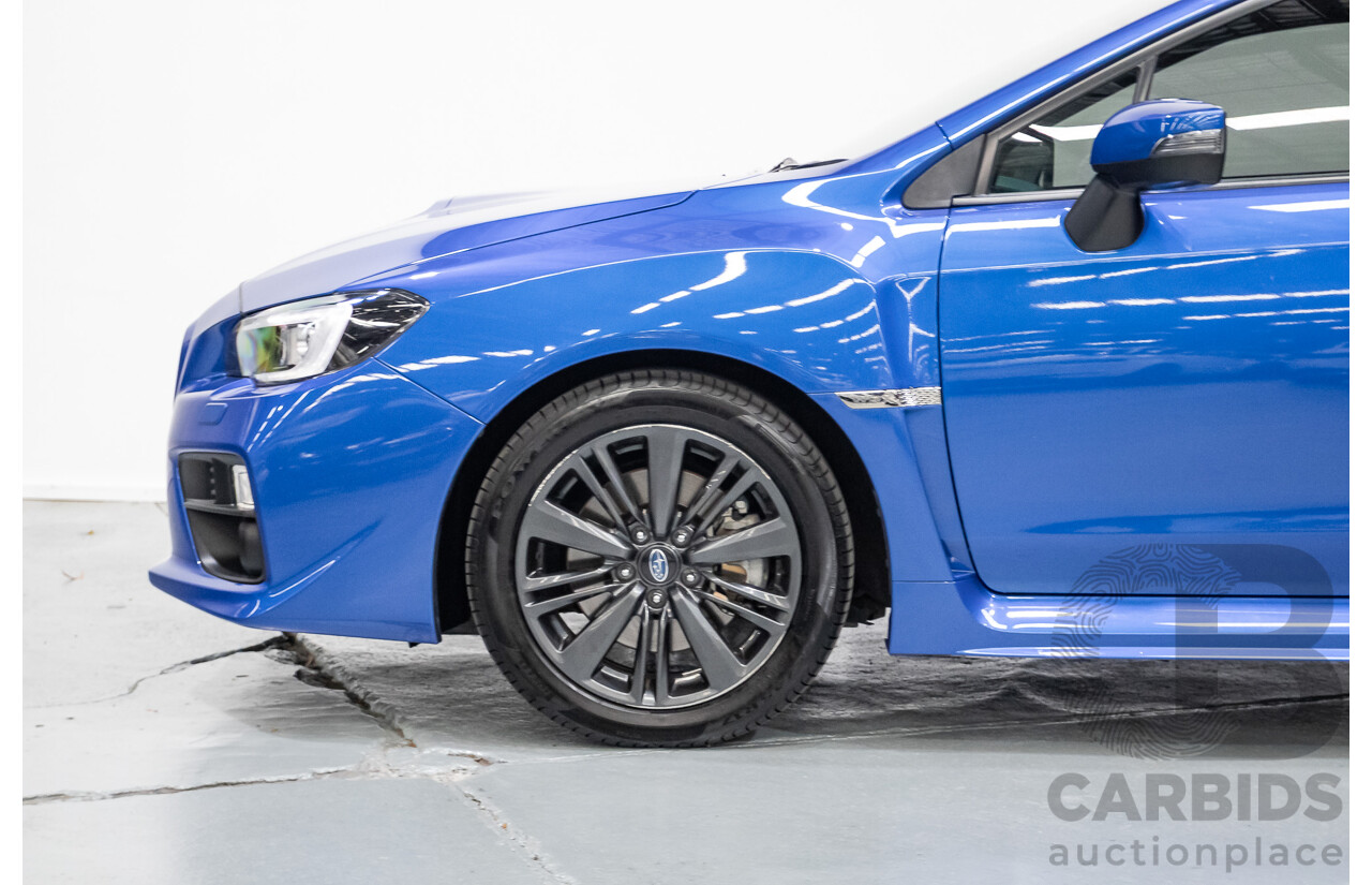 4/2014 Subaru WRX Premium (AWD) MY15 4D Sedan Lapis Blue Turbo 2.0L