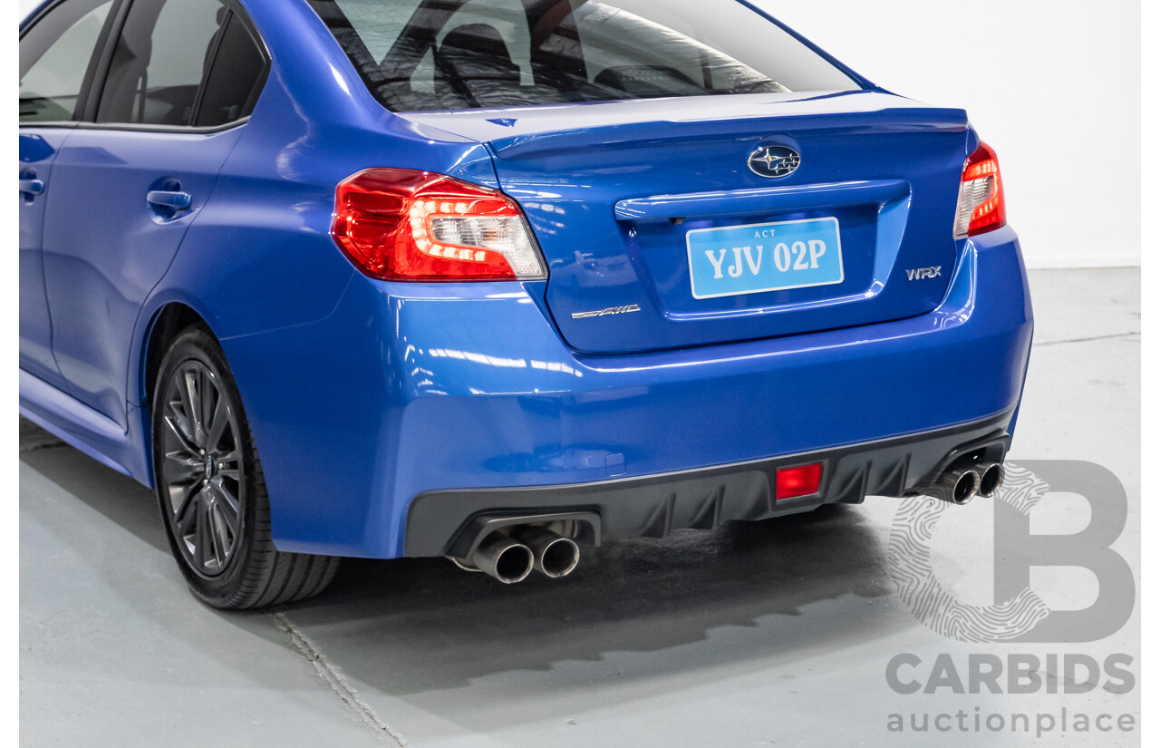 4/2014 Subaru WRX Premium (AWD) MY15 4D Sedan Lapis Blue Turbo 2.0L