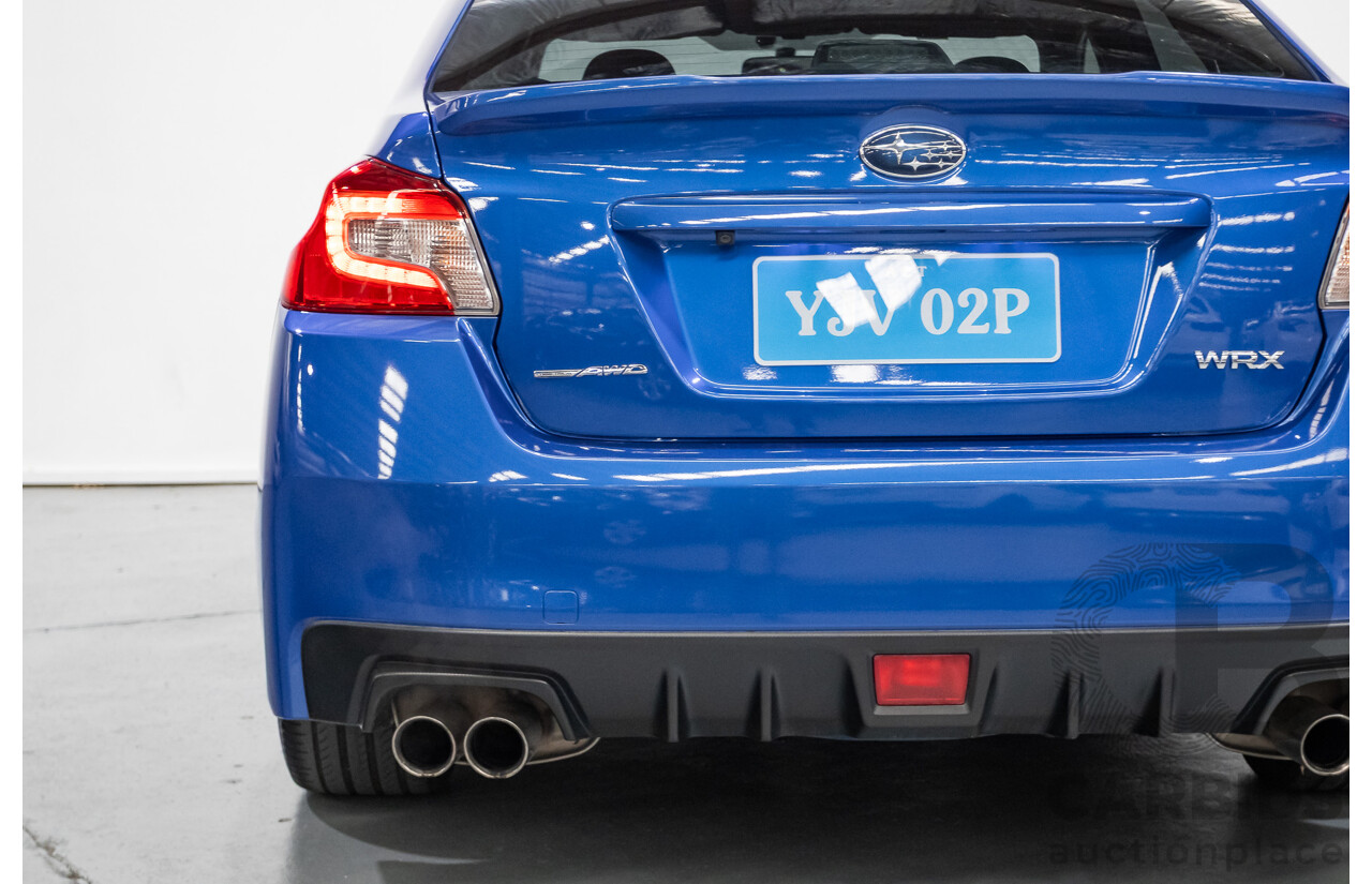 4/2014 Subaru WRX Premium (AWD) MY15 4D Sedan Lapis Blue Turbo 2.0L