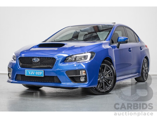 4/2014 Subaru WRX Premium (AWD) MY15 4D Sedan Lapis Blue Turbo 2.0L