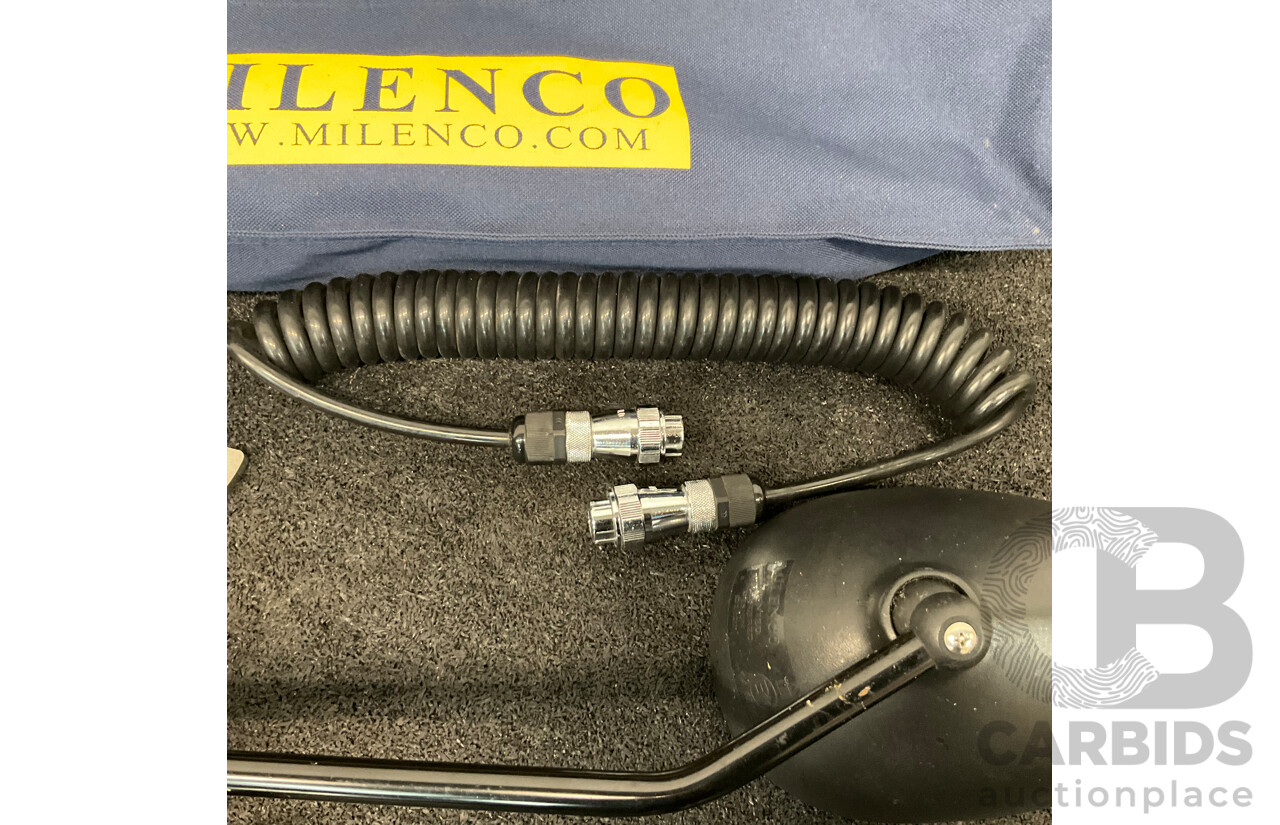 MILENCO Set of Caravan Towing Mirrors and Heavy Duty 5 Pin Trailer Cable Coil - Lot of 2