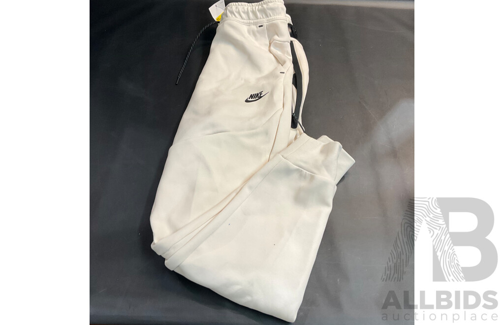 Nike Men's White Pants - Size S