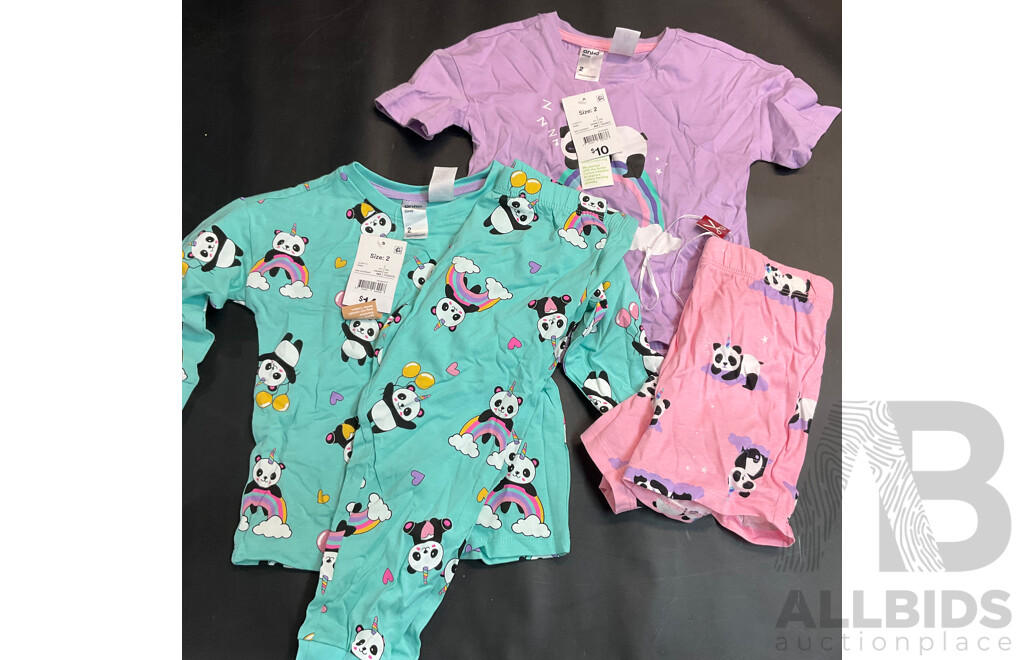 Petite Etoile Size 3 Tutu Dress with Assorted Anko Size 2 Girls Clothes & Suction Plate & Sippy Cup