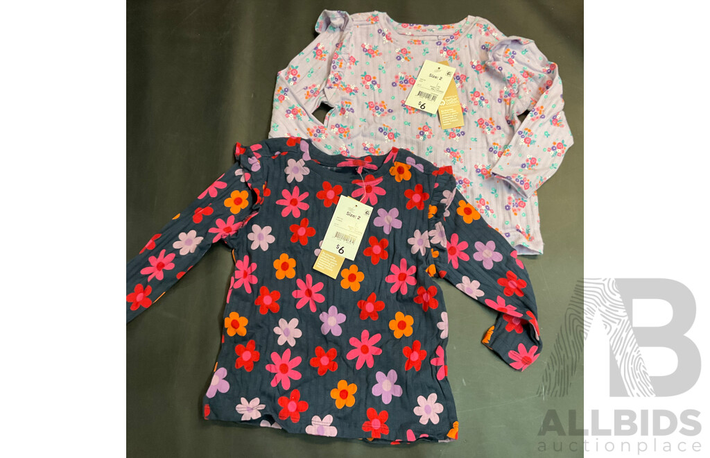 Petite Etoile Size 3 Tutu Dress with Assorted Anko Size 2 Girls Clothes & Suction Plate & Sippy Cup