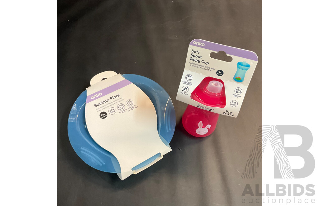 Petite Etoile Size 3 Tutu Dress with Assorted Anko Size 2 Girls Clothes & Suction Plate & Sippy Cup