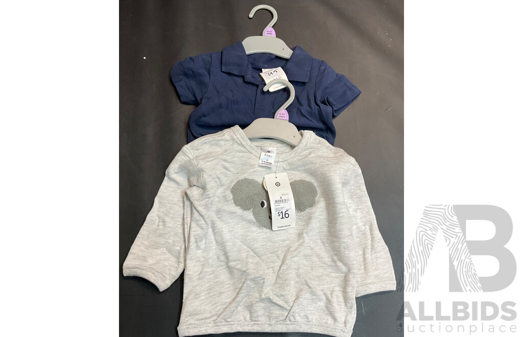 Assorted Target Baby Clothes for 6-12 Months