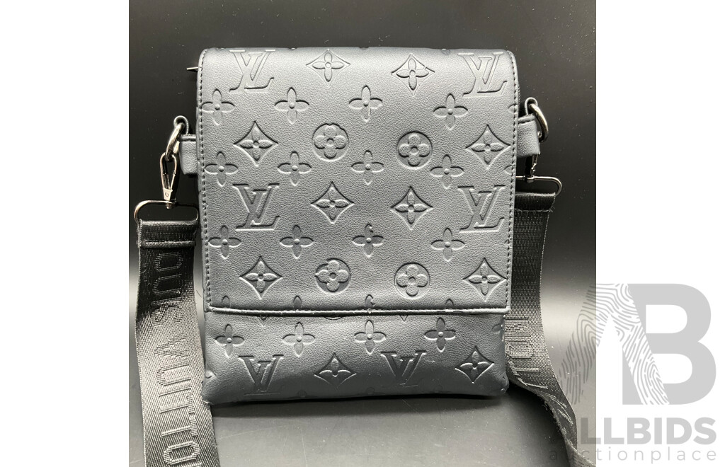 Black Duo Messenger Bag Branded LOUIS VUITTON