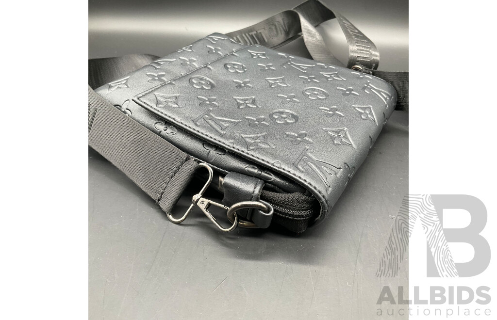 Black Duo Messenger Bag Branded LOUIS VUITTON