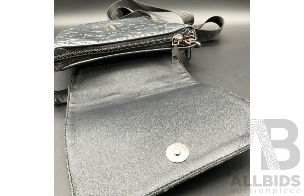 Black Duo Messenger Bag Branded LOUIS VUITTON