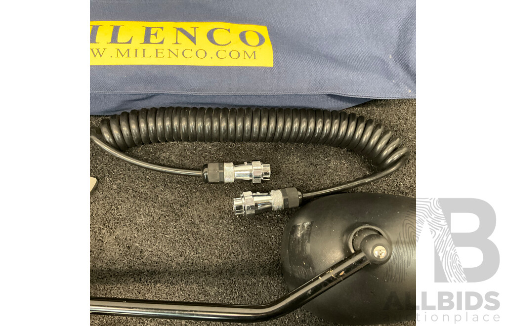MILENCO Set of Caravan Towing Mirrors and Heavy Duty 5 Pin Trailer Cable Coil - Lot of 2