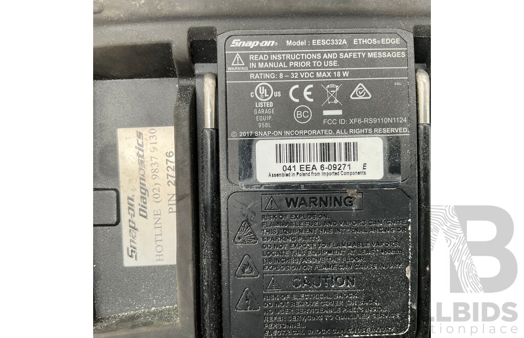 ETHOS Edge Snap-on (EESC332A) Diagnostic Scanner