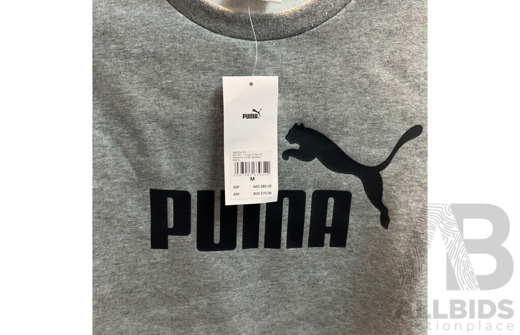 Calvin Klein ,Nike , Tommy Hilfiger, Puma Apparel - Various Sizes