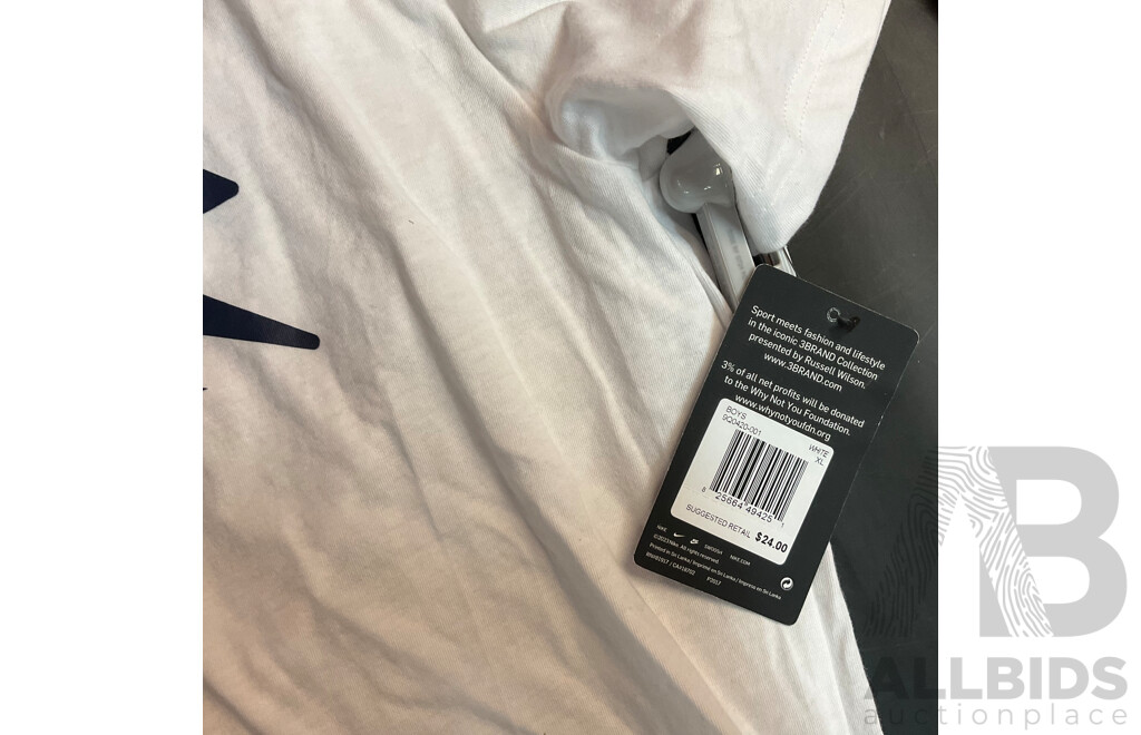 Calvin Klein ,Nike , Tommy Hilfiger, Puma Apparel - Various Sizes
