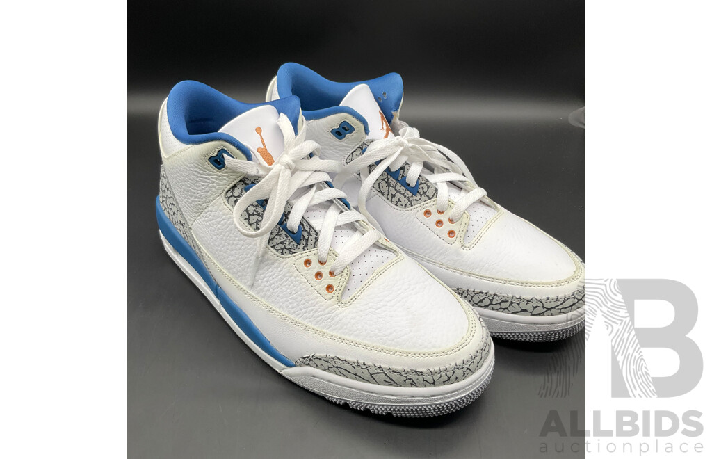 NIKE Air Jordan 3 Retro ''Wizards'' Sneakers