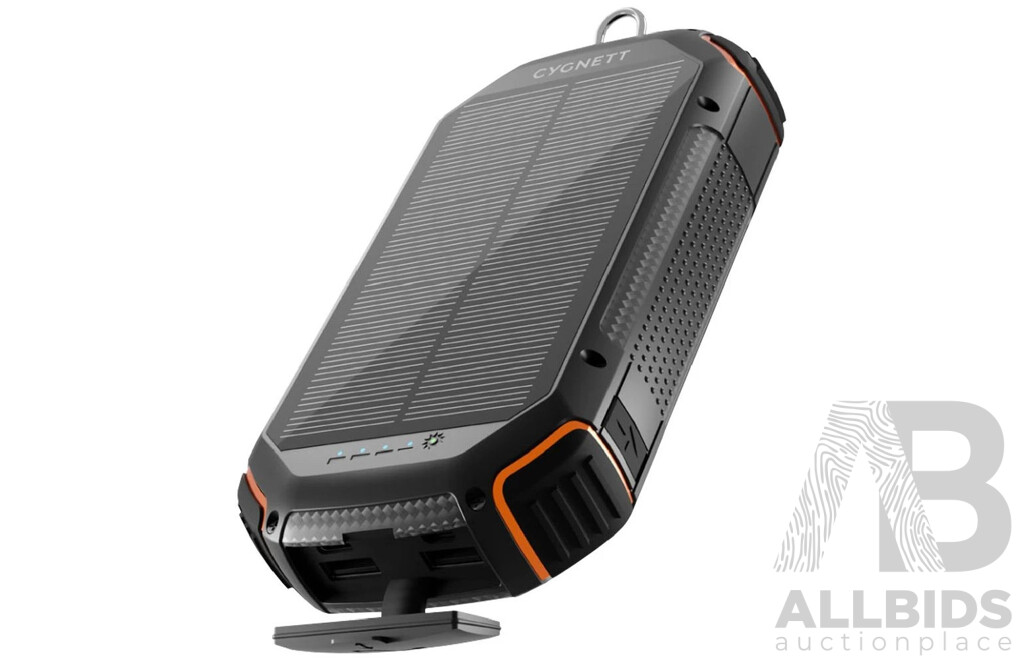 CYGNETT ChargeUp Outback 20,000mAh Outdoor Solar Power Bank