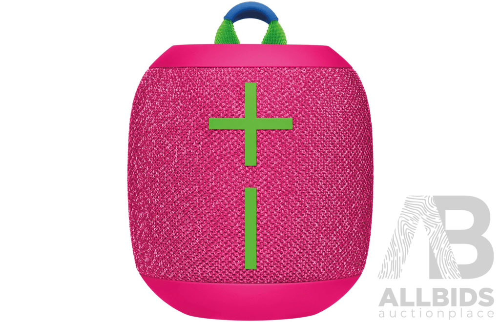 ULTIMATE EARS Wonderboom 3 Portable Bluetooth Speaker (Hyper Pink) - ORP $115