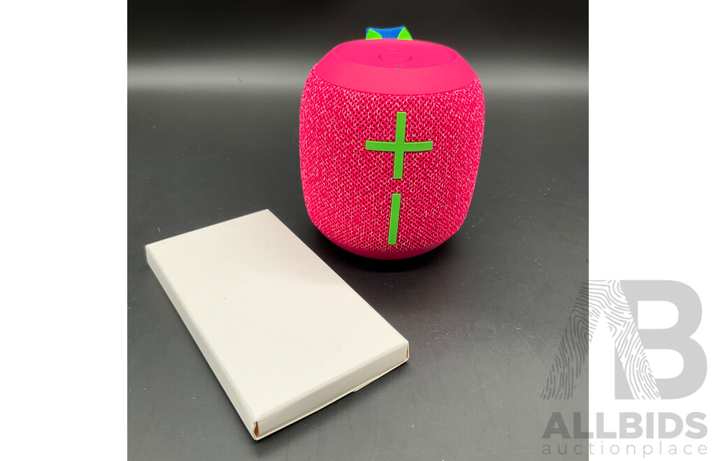 ULTIMATE EARS Wonderboom 3 Portable Bluetooth Speaker (Hyper Pink) - ORP $115