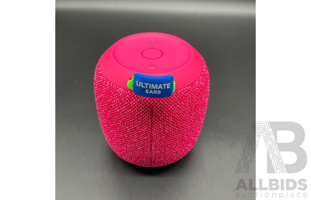 ULTIMATE EARS Wonderboom 3 Portable Bluetooth Speaker (Hyper Pink) - ORP $115