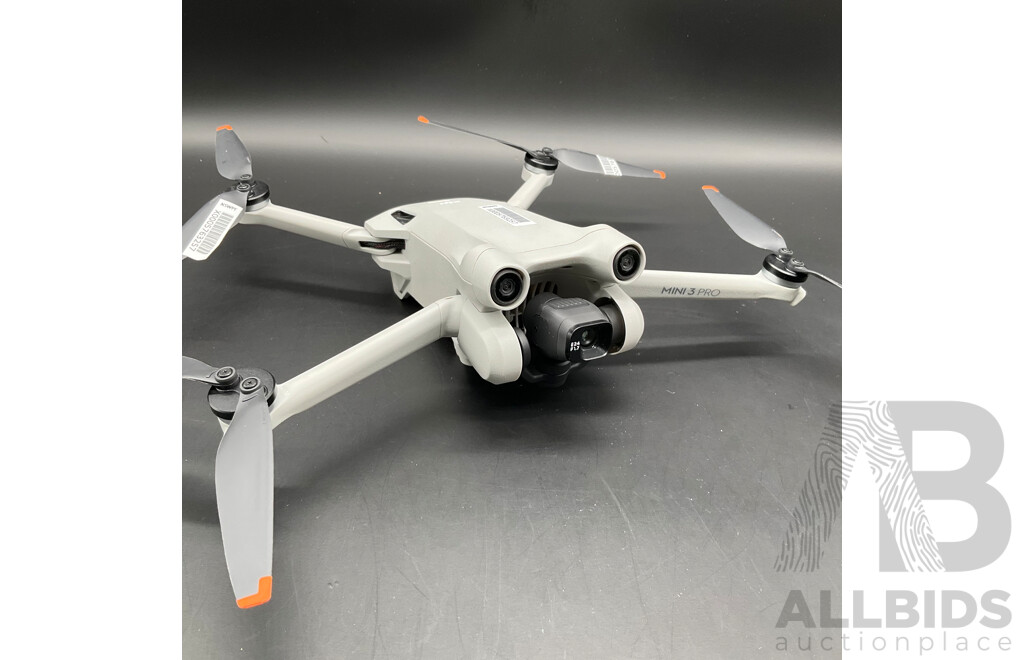 DJI Mini 3 Pro Drone and Two EMTEC Gold+ 32GB Memory Cards - Lot of 3