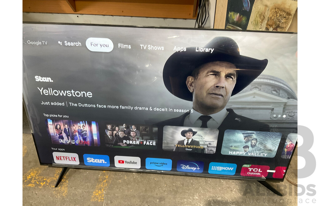 TCL 58 Inch P635 QUHD 4K Google TV  (58P635)