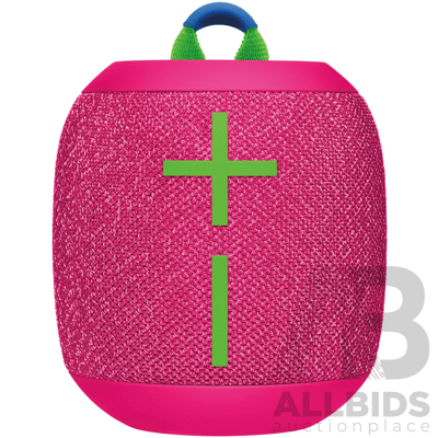 ULTIMATE EARS Wonderboom 3 Portable Bluetooth Speaker (Hyper Pink) - ORP $115
