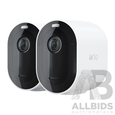ARLO Pro 5 2K Spotlight Security Camera 2pack - ORP $499