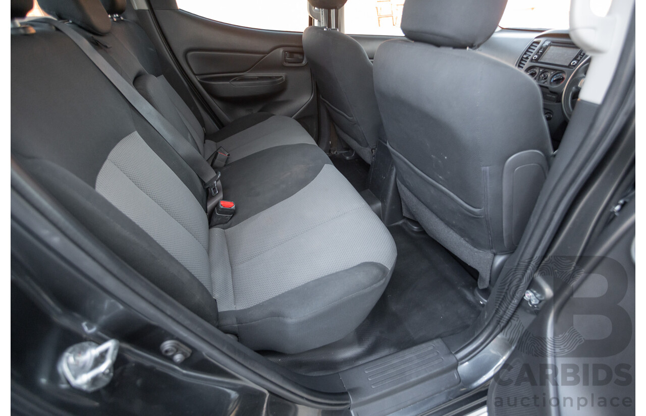 02/2022 Mitsubishi Triton GLX (4x4) MR MY22 Double Cab P/Up Graphite Grey Metallic Turbo Diesel 2.4L