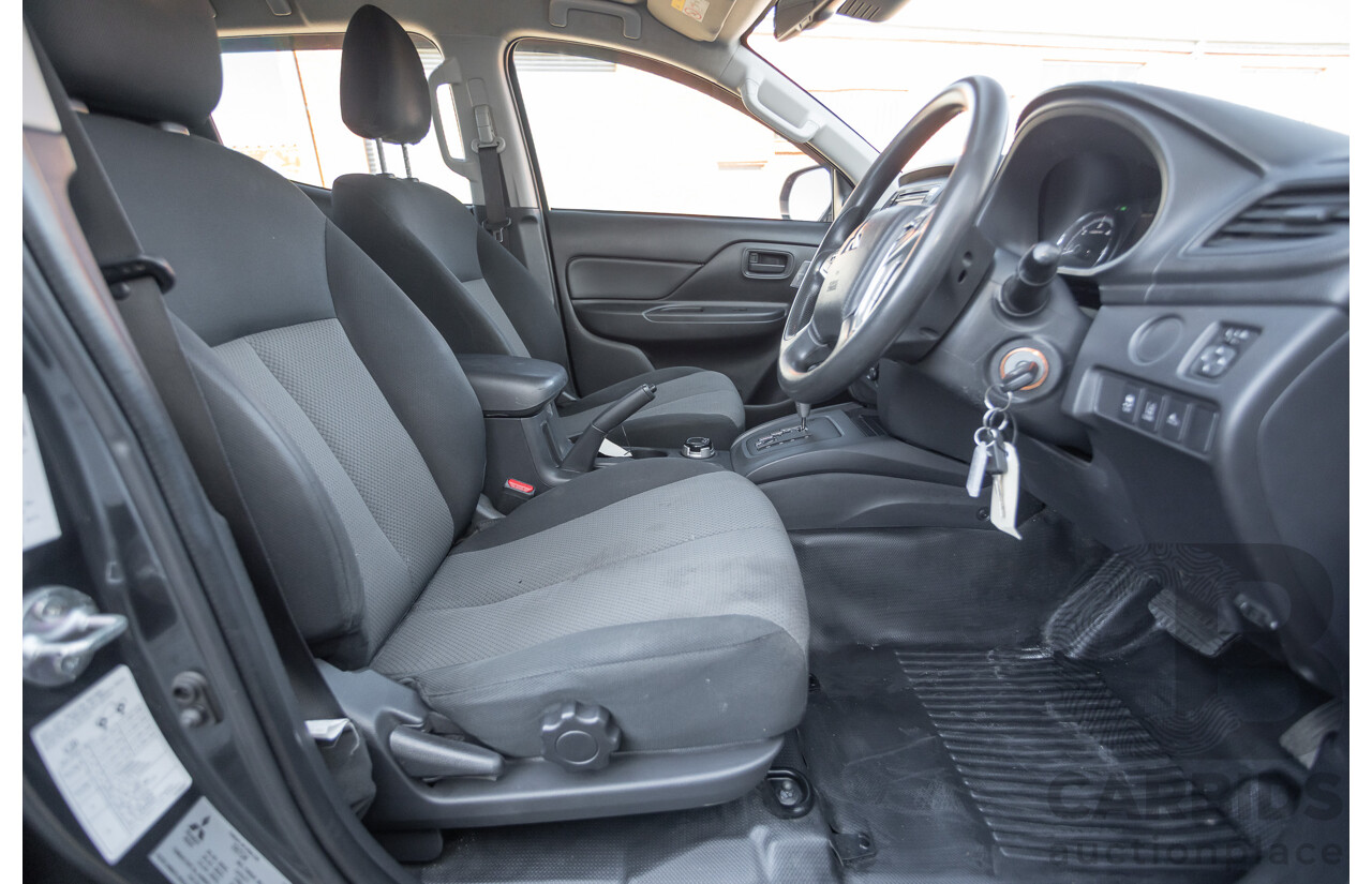 02/2022 Mitsubishi Triton GLX (4x4) MR MY22 Double Cab P/Up Graphite Grey Metallic Turbo Diesel 2.4L