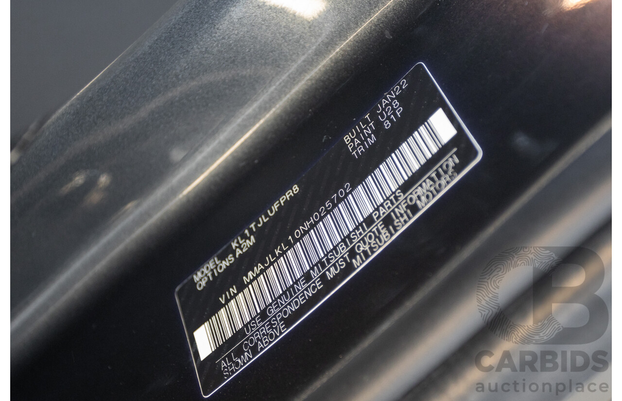 02/2022 Mitsubishi Triton GLX (4x4) MR MY22 Double Cab P/Up Graphite Grey Metallic Turbo Diesel 2.4L