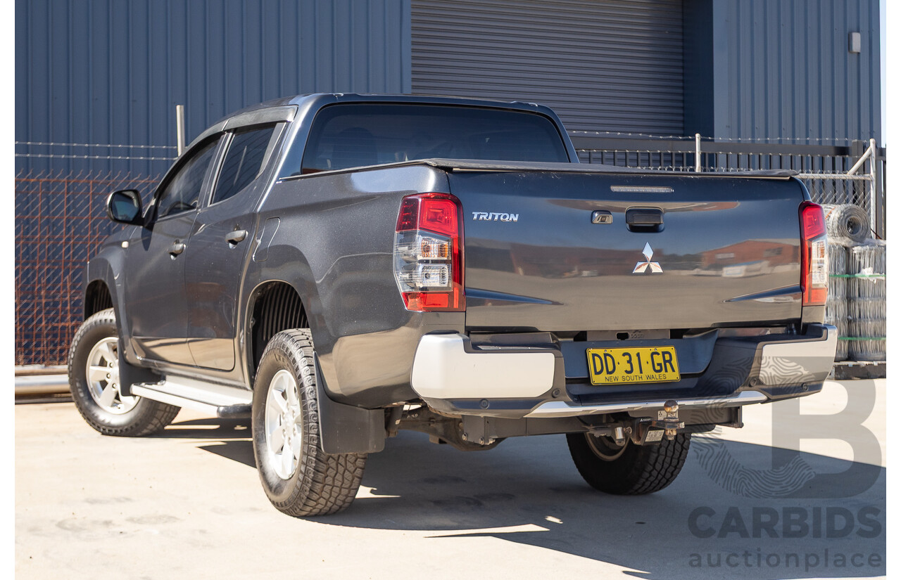 02/2022 Mitsubishi Triton GLX (4x4) MR MY22 Double Cab P/Up Graphite Grey Metallic Turbo Diesel 2.4L