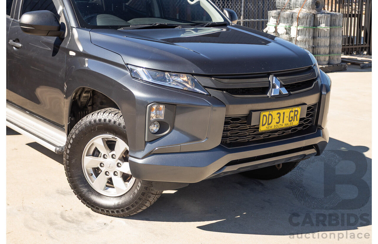 02/2022 Mitsubishi Triton GLX (4x4) MR MY22 Double Cab P/Up Graphite Grey Metallic Turbo Diesel 2.4L