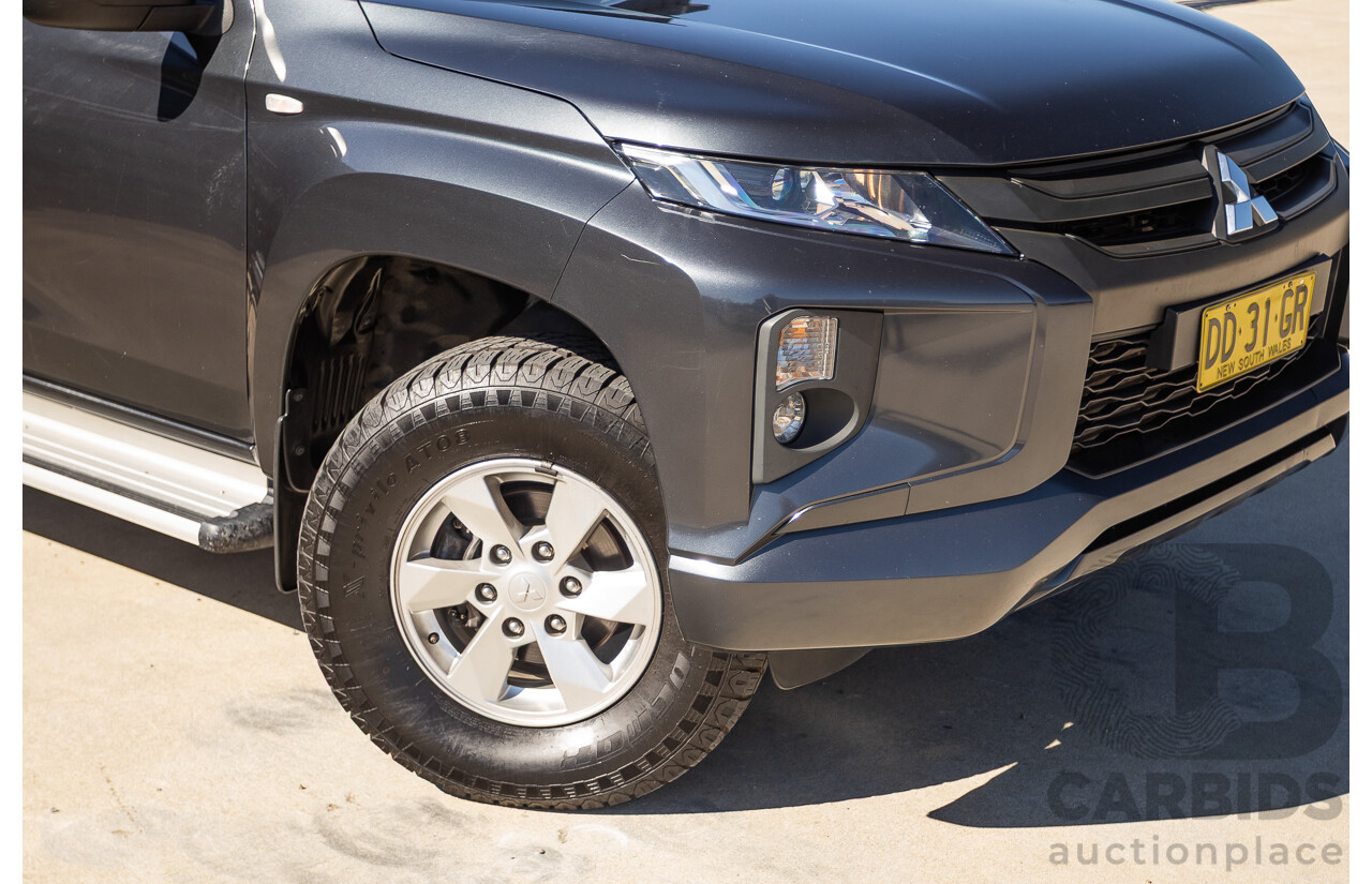 02/2022 Mitsubishi Triton GLX (4x4) MR MY22 Double Cab P/Up Graphite Grey Metallic Turbo Diesel 2.4L