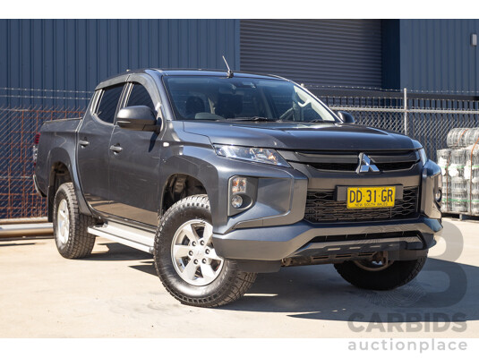 02/2022 Mitsubishi Triton GLX (4x4) MR MY22 Double Cab P/Up Graphite Grey Metallic Turbo Diesel 2.4L