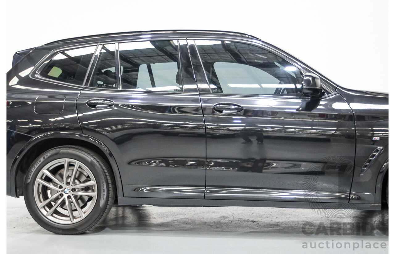 11/2018 BMW X3 xDrive20d M-Sport (4x4) G01 4d Wagon Black Sapphire Metallic Turbo Diesel 2.0L