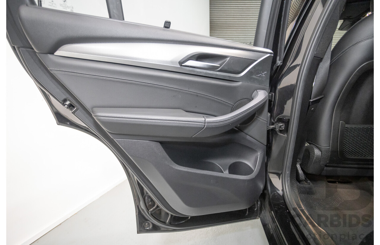 11/2018 BMW X3 xDrive20d M-Sport (4x4) G01 4d Wagon Black Sapphire Metallic Turbo Diesel 2.0L