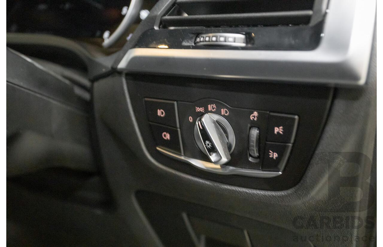 11/2018 BMW X3 xDrive20d M-Sport (4x4) G01 4d Wagon Black Sapphire Metallic Turbo Diesel 2.0L